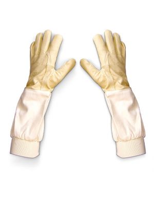 Leather Bee Gloves comes in multiple sizes 