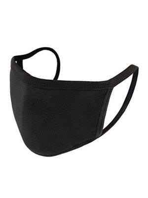 Washable 3 Layer Face Mask in black 