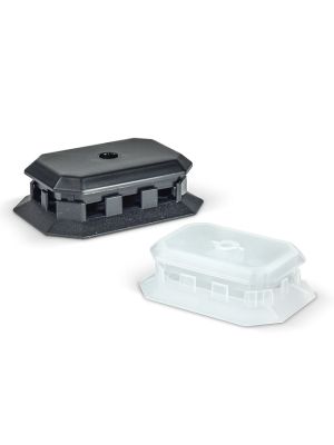 Eradisect Bait Bunker is available in both black and translucent 