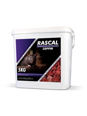 Tub of Rascal Brodifacoum Wax Block box of 5KG