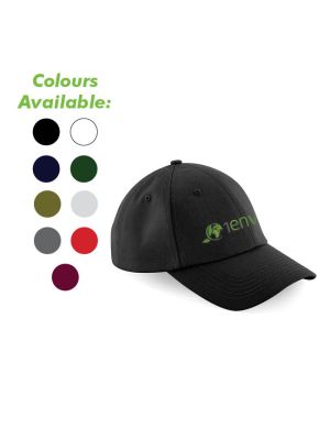 Branded 6-panel authentic caps are available in a variety of colours 