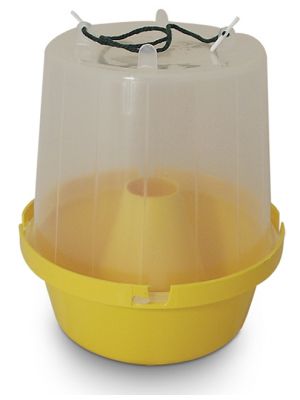 The Eradi Wasp Pot is designed to attract and trap wasps once the wasp attractant is filled 