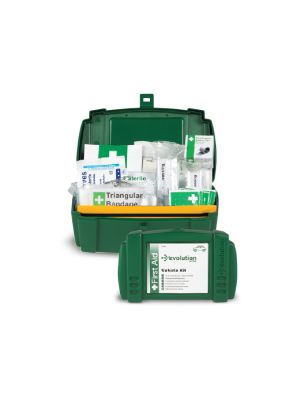 This vehicle first aid kits comes with an array of first aid kit products