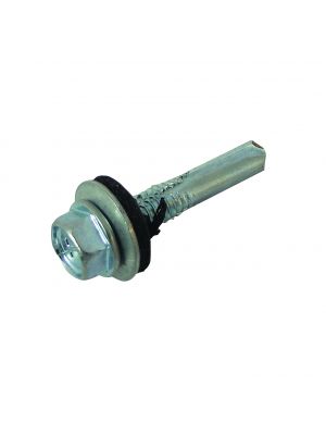 Hex Head Self Drill Screw is galvanised with rubber bonded washer 