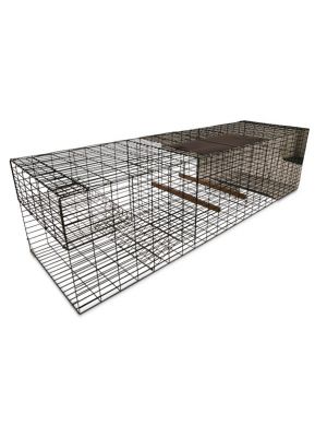 The Magpie Trap is a double cage style Larsen trap 