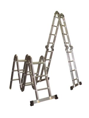 This ladder can be folded for easy storage 