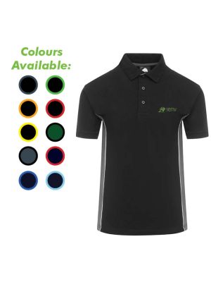 Branded Two Tone Polo Shirt is available in a variety of colours 