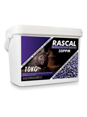 Rascal Brodifacoum Whole Wheat 10k is used to control rats and mice 