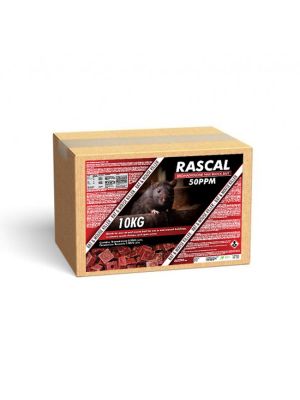 Rascal Bromadiolone Wax Block refill box sized 10KG