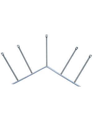 Ridge Bracket Triangular is made from stainless steel and is available with 5 posts 