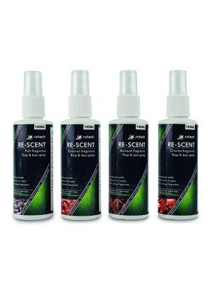 Rotech® Re-Scent Rat Attractant has a unique odour that takes away from the smell of a new box or trap.  Comes in four different fragrances