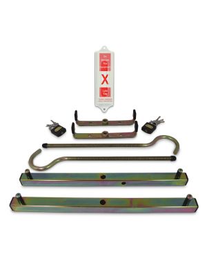 Ladder securing kit with tags 