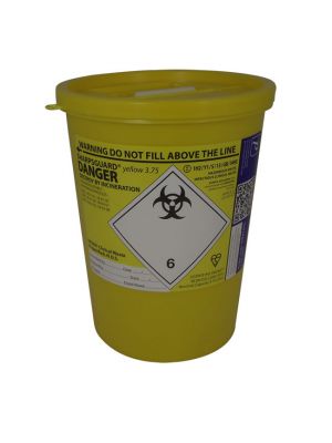 This Sharps Box has a 4ltr capacity which offers a safe disposal of syringes and other materials 