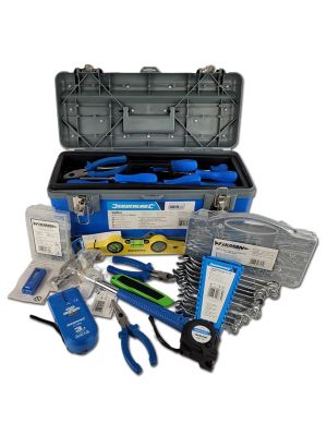 Toolbox and Tool Selection kit with a variety of tools 