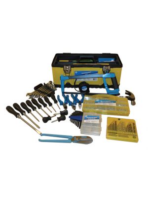 Toolbox and Tool Selection kit with a variety of tools 