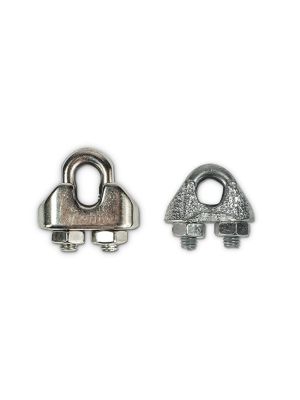 Wire Rope Clamp are available in galvanised or stainless steel