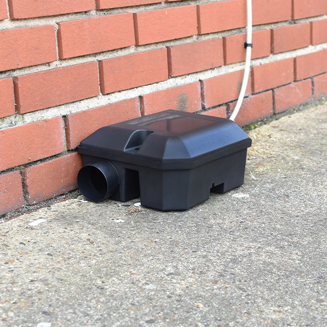 Black Rotech® Vanguard Rat Box closed ready in use 