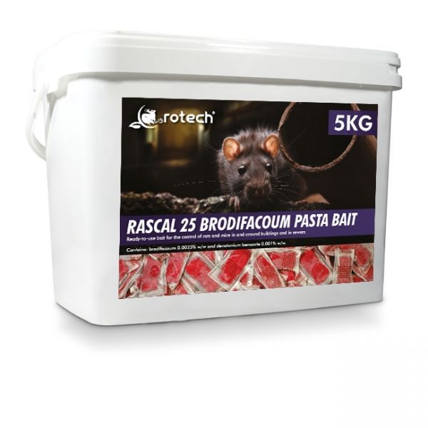 Elaborate Viva darkness Rotech Brodifacoum Pasta Bait 5kg - Rats & Mice - 1env Solutions